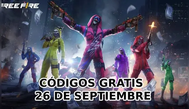 Canjea los códigos GRATIS de Free Fire para este viernes 26 de septiembre de 2025.