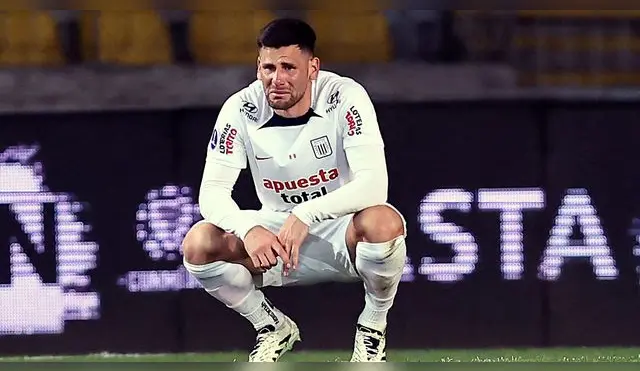Guillermo Enrique lloró desconsoladamente por la eliminación de Alianza Lima