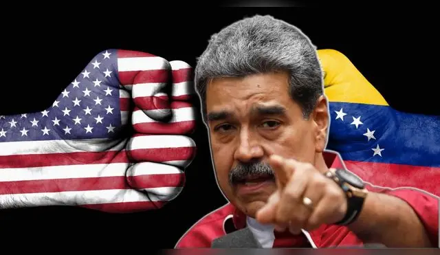 Nicolás Maduro brinda una rueda de prensa en Caracas.