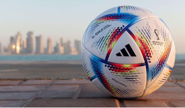 El Al Rihla de la marca Adidas, será el balón oficial de Qatar 2022.   