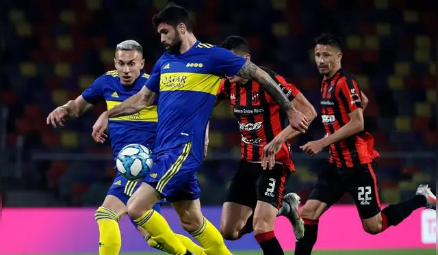 Boca Juniors vs. Patronato en 2022.