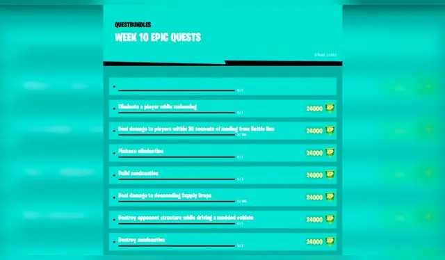 Fortnite, temporada 6, season 6, s6, actualización, parche, version 16.30, filtración, semana 9, battle royale, latinoamerica, colombia, peru, mexico, argentina, ecuador, chile