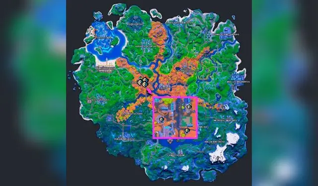 Fortnite, temporada 6, season 6, s6, ubicación, recolecta, artefactos, Tarana, aguja, spire, battle royale, latinoamerica, colombia, peru, mexico, argentina, ecuador, chile