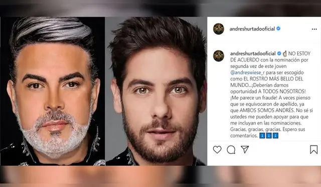 Foto: IG Andrés Hurtado Foto: IG Andrés Hurtado
