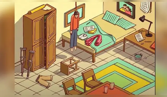 Descubre si fue un asesinato o suicidio.   