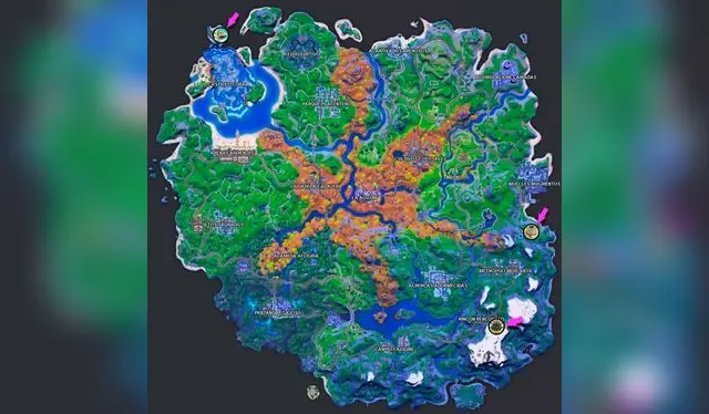 Fortnite, temporada 6, season 6, s6, ubicación, pasa, 7 segundos, menos, 7 metros, pollo, huye, semana 9, battle royale, latinoamerica, colombia, peru, mexico, argentina, ecuador, chile