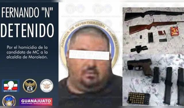 <strong> Fernando "N", identificado como asesino de Alma Barragán, fue detenido por la Fiscalía General de Guanajuato</strong>.   