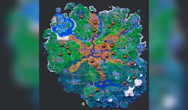 Fortnite, temporada 6, season 6, s6, ubicación, pasa, 7 segundos, menos, 7 metros, pollo, huye, semana 9, battle royale, latinoamerica, colombia, peru, mexico, argentina, ecuador, chile