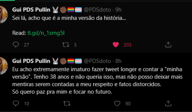 <a href="https://www.twitlonger.com/show/n_1srng5l">PDS dio su versión de los hechos</a>. Foto: Twitter   
