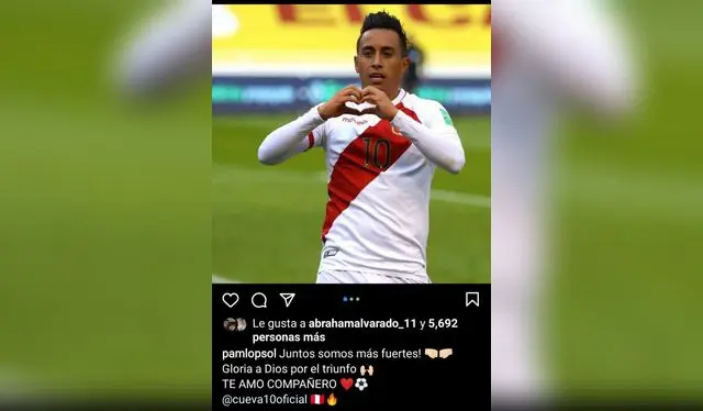 Pamela López en Instagram   