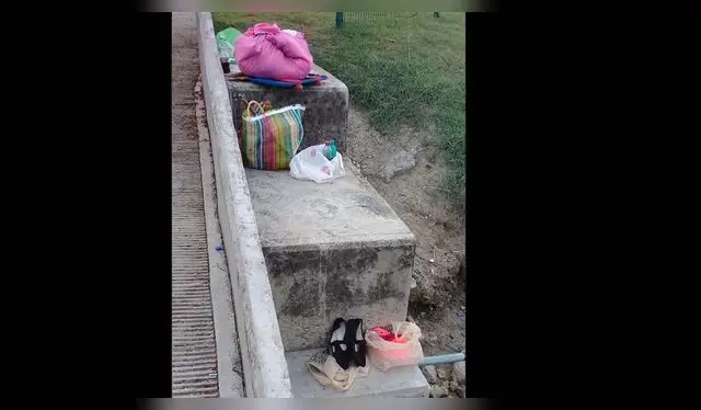 <strong>Las pertenencias de Doña Lety quedaron dispersas en la orilla de la Laguna del Carpintero.</strong>   