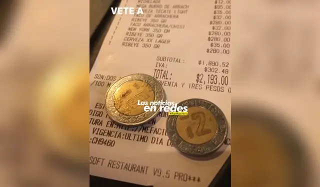Lo que le dejaron no corresponde a lo que los visitantes consumieron.   