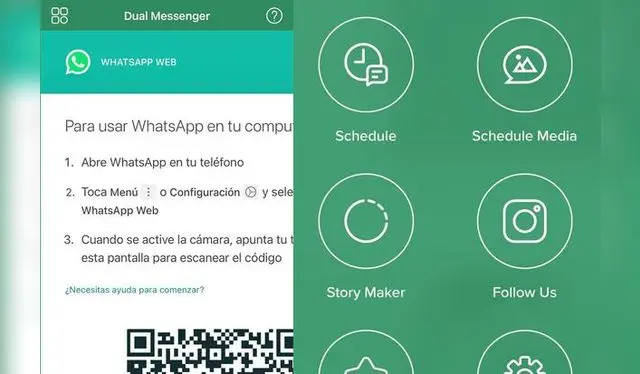 Pantalla de la aplicación.   