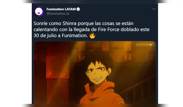Doblaje al español latino de Fire Force   