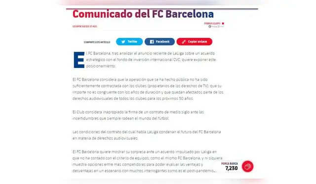 Comunicado de Barcelona   
