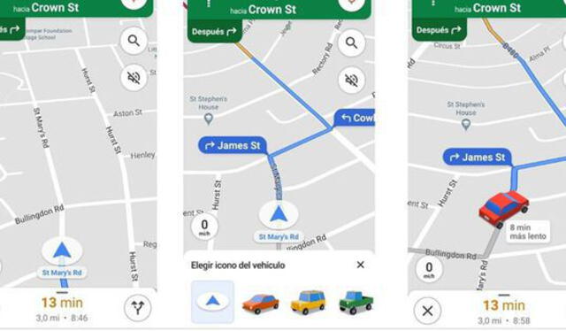 Carritos 3D en google Maps
