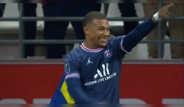 Kylian Mbappé, delantero del PSG.   