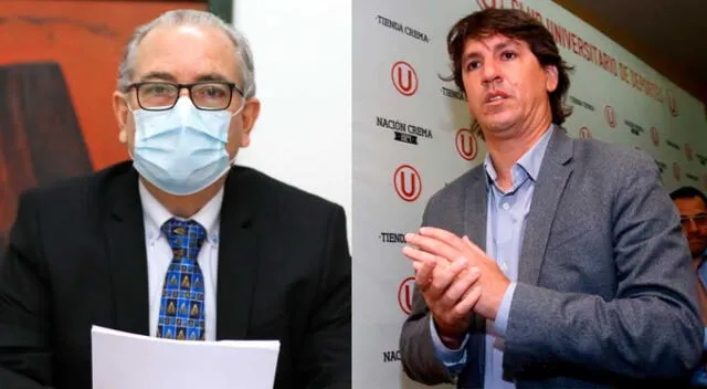Luis Sierralta y Jean Ferrari.   