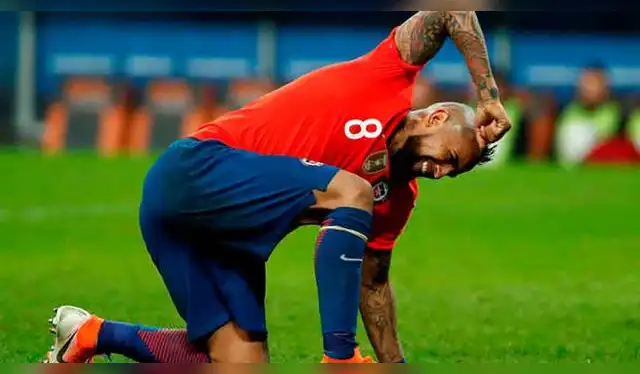 Arturo Vidal, el gran ausente para el duelo ante Perú.   