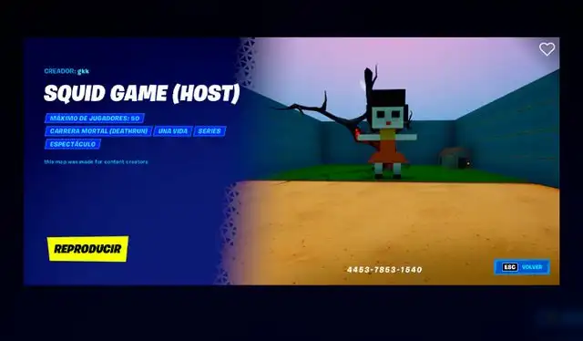 Fortnite Juego del Calamar 