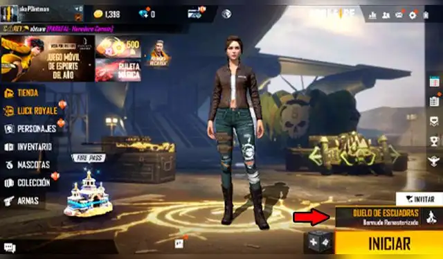 Free Fire luz roja luz verde