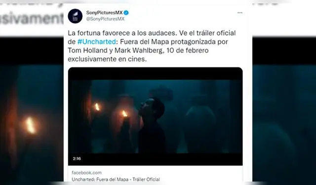 Uncharted pelicula 