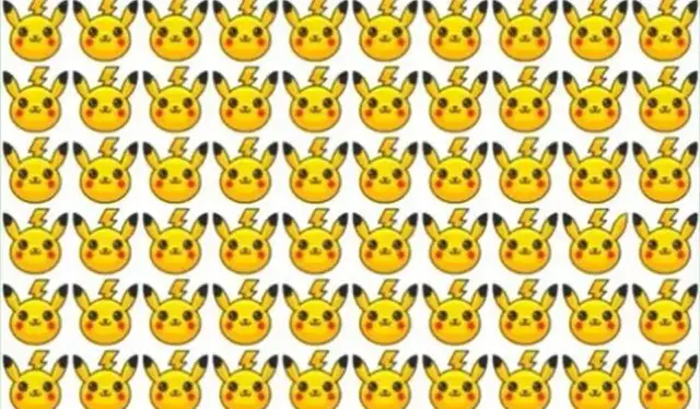 Reto visual de Pokémon