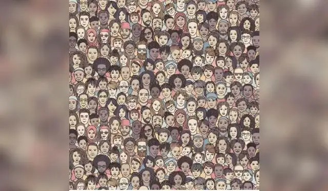   Halla al gato oculto entre los humanos en menos de 10 segundos / Foto: <strong>Facebook </strong>