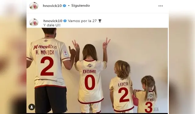 Publicación de Hernán Novick. Publicación de Hernán Novick.