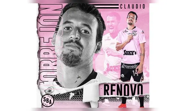 Claudio Torrejón renovó con Sport Boys por dos temporadas. (Foto: Prensa SBA)   