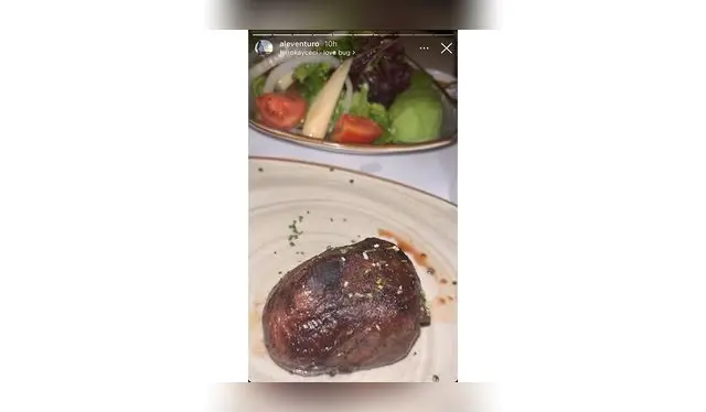 Rodrigo Cuba y Ale Venturo publican video de romántica cena juntos