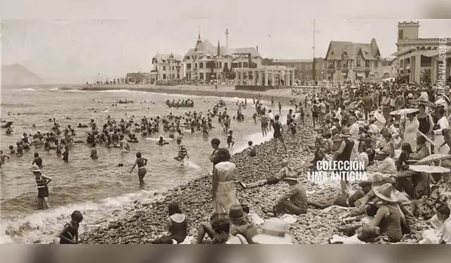 &quot;Disfrutando en La Punta, Callao, allá por los años 20&quot;