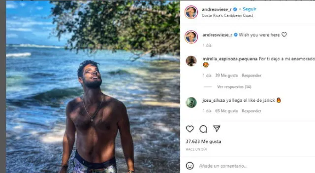 Captura Instagram Andrés Wiese   