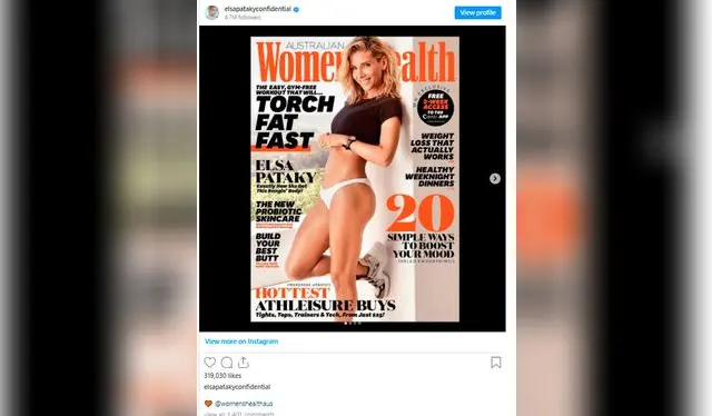 Así es la dieta de Elsa Pataky y Chris Hemsworth para mantenerse definidos este 2022 / Foto: Instagram   