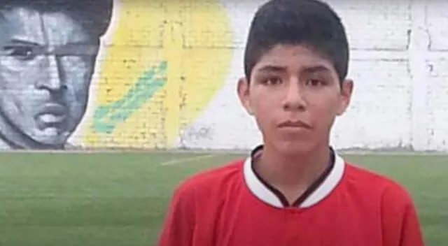 Piero Quispe cuando recién llegó a la Academia Héctor Chumpitaz.   