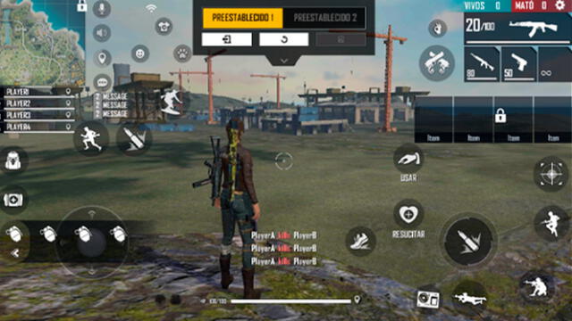 Free Fire configuracion 3 dedos 