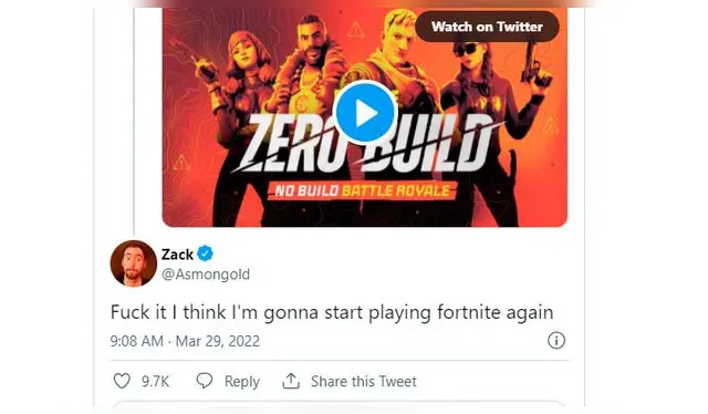 Asmongold Fortnite 