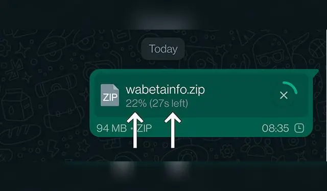 (FOTO: Ahora podrás saber cuanto de tiempo estimirá el envío de tus archivos y las descargas) (FOTO: Ahora podrás saber cuanto de tiempo estimirá el envío de tus archivos y las descargas)