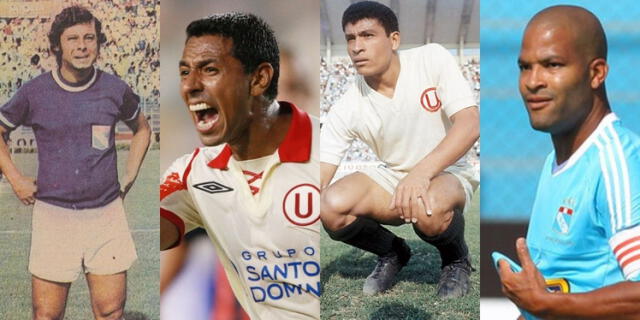  Roberto Chale, Nolberto Solano, Héctor Chumpitaz y Alberto Rodríguez. 