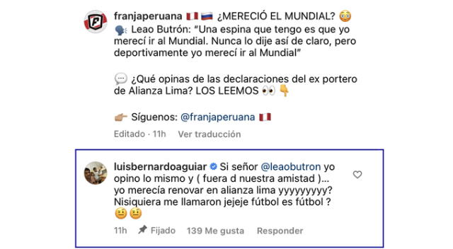 Luis Aguiar contó sobre su salida de Alianza Lima. (Imagen: Franja Peruana) Luis Aguiar contó sobre su salida de Alianza Lima. (Imagen: Franja Peruana)