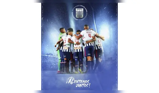 Imagen que acompañó a la reaparición de Alianza Lima.   