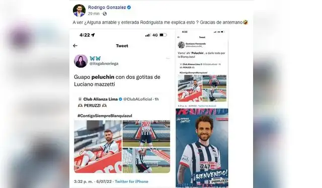 'Peluchín' fue comparado con el nuevo refuerzo de Alianza Lima. | Foto: Facebook   