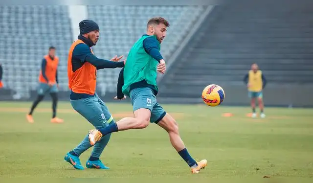  Gino Peruzzi tuvo su primer entrenamiento con Alianza Lima.   