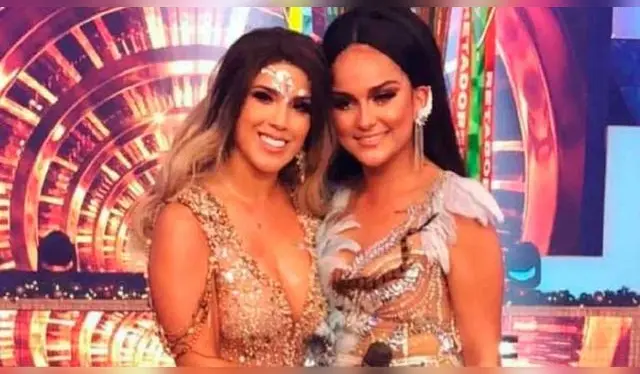  Yahaira Plasencia y Daniela Darcourt cantaron juntas en Esto Es Guerra. / Foto: Captura EEG   