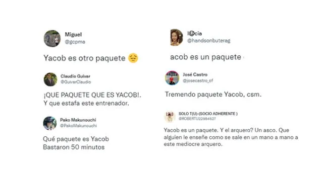  Claudio Yacob fue calificado como 'paquete' tras su debut con blooper. (Twitter)   
