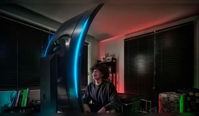 Samsung presenta Odyssey Ark, su titánico monitor gaming curvo de 55 pulgadas