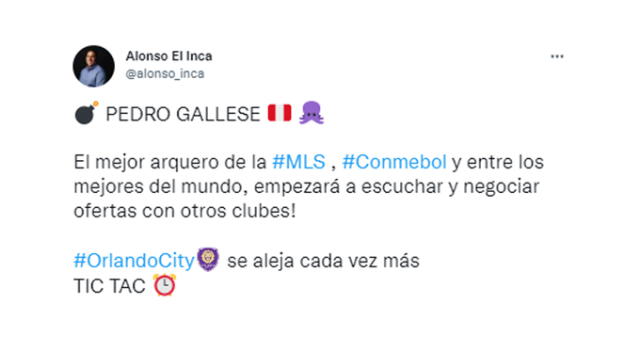 Pedro Gallese tendría las horas contadas en Orlando City, Pedro Gallese tendría las horas contadas en Orlando City,