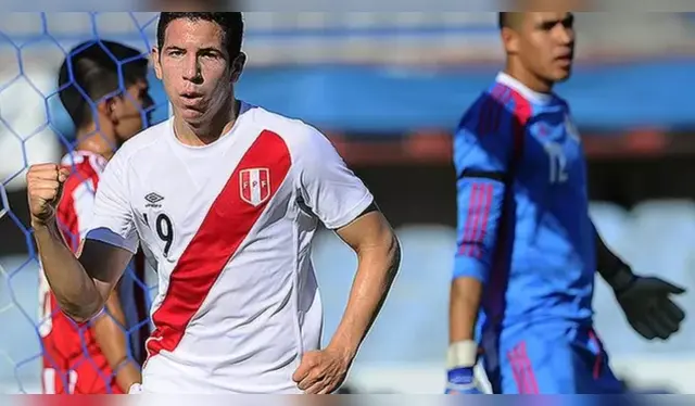 Adrián Ugarriza anotó dos goles con la Selección Peruana Sub 20 en el Sudamericano de Uruguay 2015.   