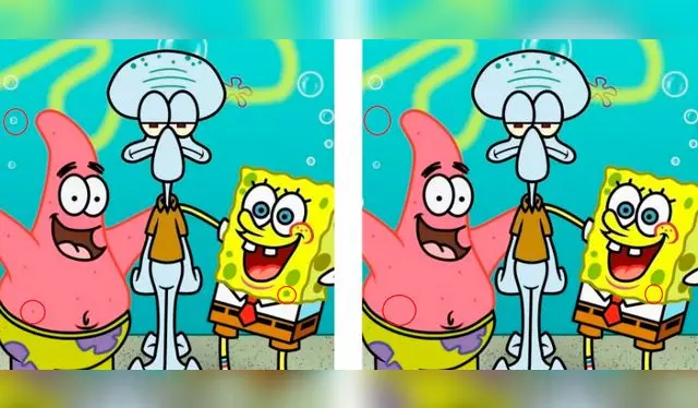 Reto visual de bob esponja Reto visual de bob esponja