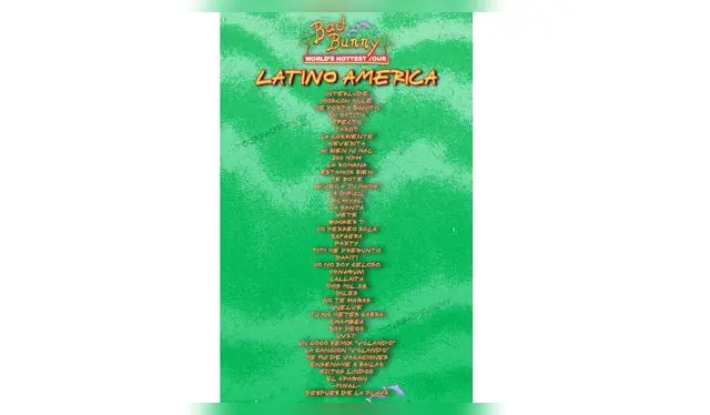 <strong>Setlist Bad Bunny</strong>   